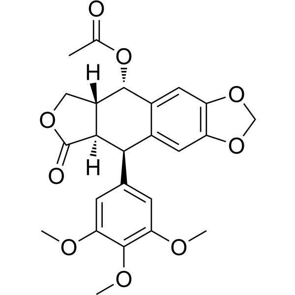 Epipodophyllotoxin acetate (4-O-Epipodophyllotoxinyl acetate) 1180-35-4